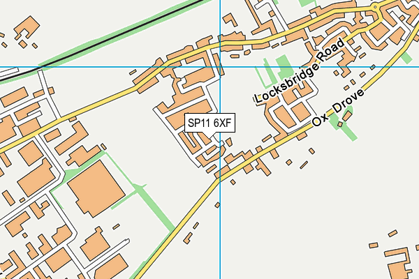 SP11 6XF map - OS VectorMap District (Ordnance Survey) SP11 6XF map - OS VectorMap District (Ordnance Survey)