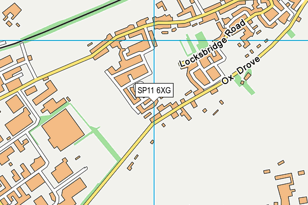 SP11 6XG map - OS VectorMap District (Ordnance Survey) SP11 6XG map - OS VectorMap District (Ordnance Survey)