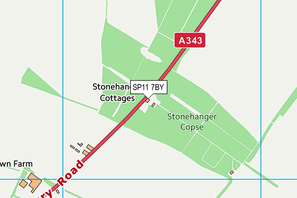 SP11 7BY map - OS VectorMap District (Ordnance Survey) SP11 7BY map - OS VectorMap District (Ordnance Survey)