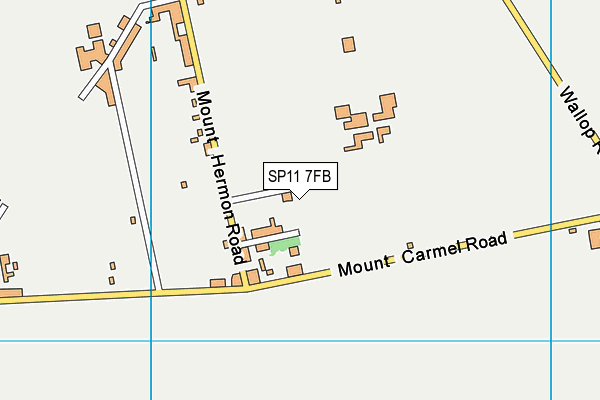 SP11 7FB map - OS VectorMap District (Ordnance Survey) SP11 7FB map - OS VectorMap District (Ordnance Survey)