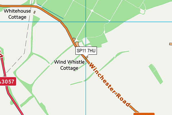 SP11 7HU map - OS VectorMap District (Ordnance Survey) SP11 7HU map - OS VectorMap District (Ordnance Survey)