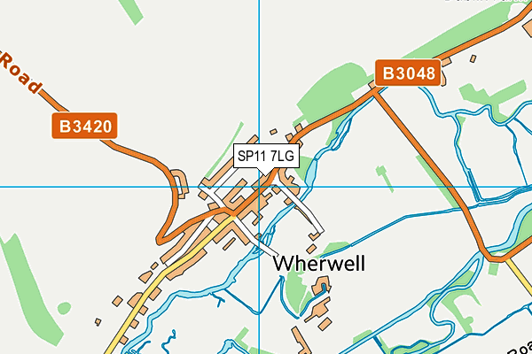 SP11 7LG map - OS VectorMap District (Ordnance Survey) SP11 7LG map - OS VectorMap District (Ordnance Survey)