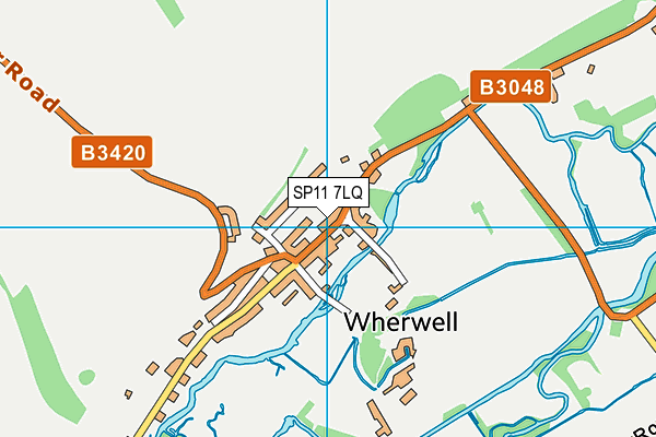SP11 7LQ map - OS VectorMap District (Ordnance Survey) SP11 7LQ map - OS VectorMap District (Ordnance Survey)