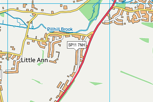 SP11 7NH map - OS VectorMap District (Ordnance Survey) SP11 7NH map - OS VectorMap District (Ordnance Survey)