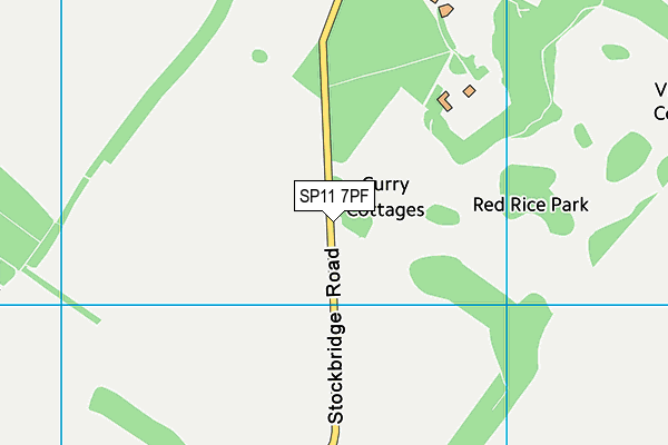 SP11 7PF map - OS VectorMap District (Ordnance Survey) SP11 7PF map - OS VectorMap District (Ordnance Survey)