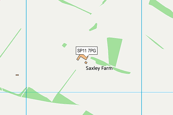 SP11 7PG map - OS VectorMap District (Ordnance Survey) SP11 7PG map - OS VectorMap District (Ordnance Survey)