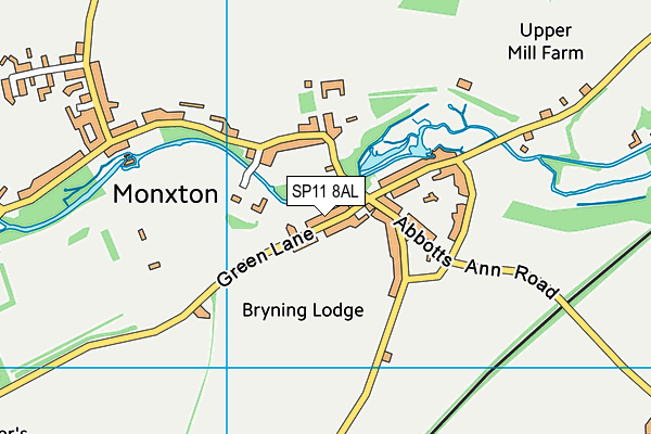 SP11 8AL map - OS VectorMap District (Ordnance Survey) SP11 8AL map - OS VectorMap District (Ordnance Survey)