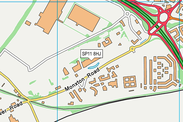 SP11 8HJ map - OS VectorMap District (Ordnance Survey) SP11 8HJ map - OS VectorMap District (Ordnance Survey)
