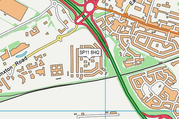 SP11 8HQ map - OS VectorMap District (Ordnance Survey) SP11 8HQ map - OS VectorMap District (Ordnance Survey)
