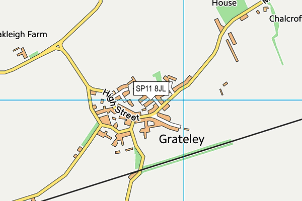 SP11 8JL map - OS VectorMap District (Ordnance Survey) SP11 8JL map - OS VectorMap District (Ordnance Survey)