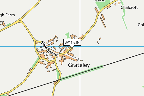 SP11 8JN map - OS VectorMap District (Ordnance Survey) SP11 8JN map - OS VectorMap District (Ordnance Survey)
