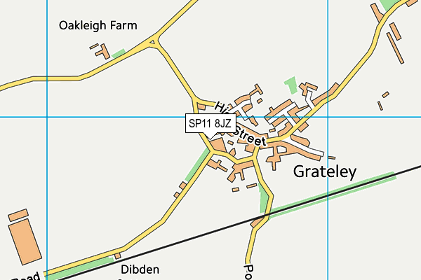 SP11 8JZ map - OS VectorMap District (Ordnance Survey) SP11 8JZ map - OS VectorMap District (Ordnance Survey)
