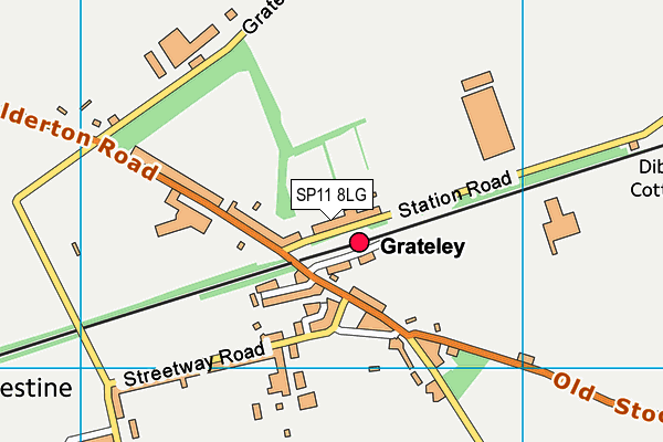 SP11 8LG map - OS VectorMap District (Ordnance Survey) SP11 8LG map - OS VectorMap District (Ordnance Survey)