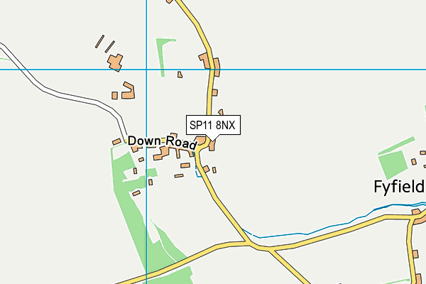 SP11 8NX map - OS VectorMap District (Ordnance Survey) SP11 8NX map - OS VectorMap District (Ordnance Survey)