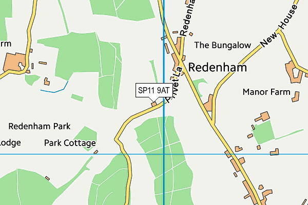 SP11 9AT map - OS VectorMap District (Ordnance Survey) SP11 9AT map - OS VectorMap District (Ordnance Survey)