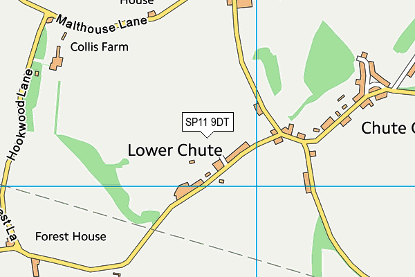 SP11 9DT map - OS VectorMap District (Ordnance Survey) SP11 9DT map - OS VectorMap District (Ordnance Survey)