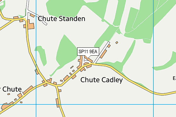 SP11 9EA map - OS VectorMap District (Ordnance Survey) SP11 9EA map - OS VectorMap District (Ordnance Survey)