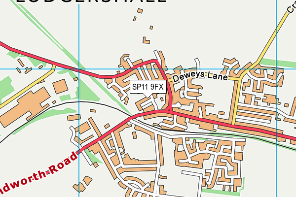 SP11 9FX map - OS VectorMap District (Ordnance Survey) SP11 9FX map - OS VectorMap District (Ordnance Survey)