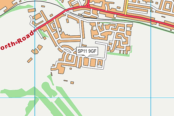 SP11 9GF map - OS VectorMap District (Ordnance Survey) SP11 9GF map - OS VectorMap District (Ordnance Survey)