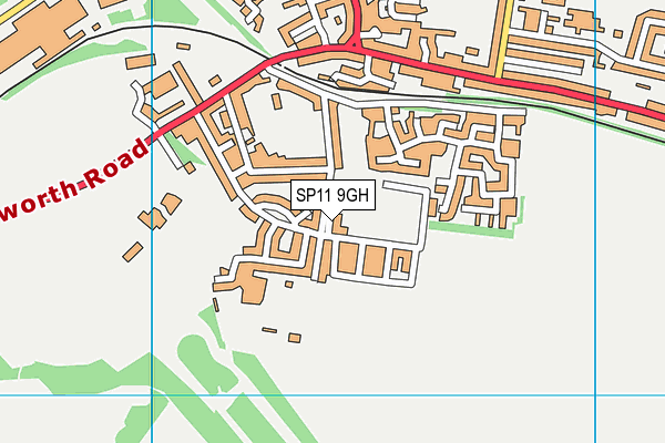 SP11 9GH map - OS VectorMap District (Ordnance Survey) SP11 9GH map - OS VectorMap District (Ordnance Survey)