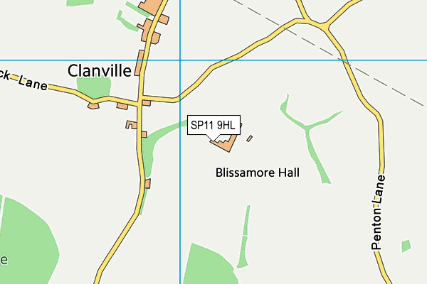 SP11 9HL map - OS VectorMap District (Ordnance Survey) SP11 9HL map - OS VectorMap District (Ordnance Survey)