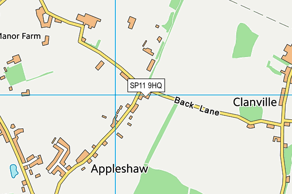 SP11 9HQ map - OS VectorMap District (Ordnance Survey) SP11 9HQ map - OS VectorMap District (Ordnance Survey)