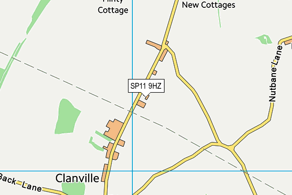 SP11 9HZ map - OS VectorMap District (Ordnance Survey) SP11 9HZ map - OS VectorMap District (Ordnance Survey)