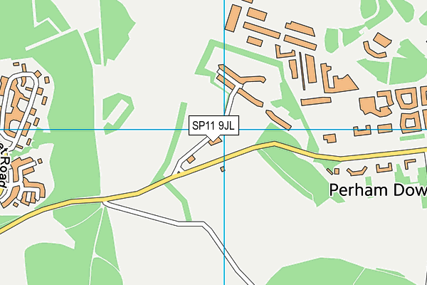 SP11 9JL map - OS VectorMap District (Ordnance Survey) SP11 9JL map - OS VectorMap District (Ordnance Survey)