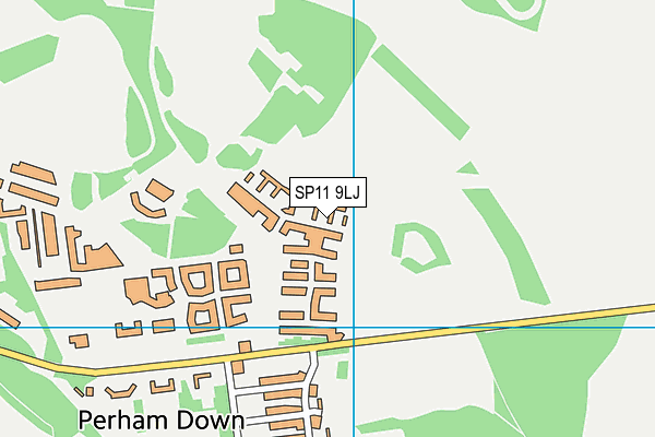 SP11 9LJ map - OS VectorMap District (Ordnance Survey) SP11 9LJ map - OS VectorMap District (Ordnance Survey)