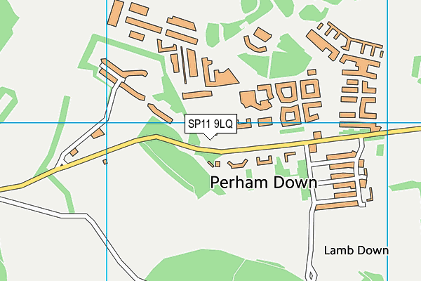 SP11 9LQ map - OS VectorMap District (Ordnance Survey) SP11 9LQ map - OS VectorMap District (Ordnance Survey)