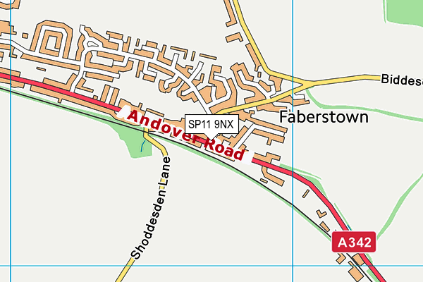 SP11 9NX map - OS VectorMap District (Ordnance Survey) SP11 9NX map - OS VectorMap District (Ordnance Survey)