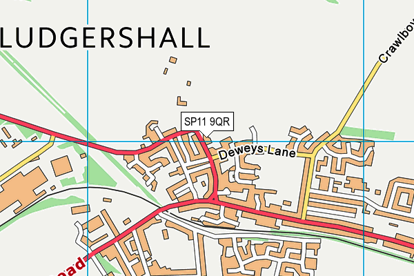 SP11 9QR map - OS VectorMap District (Ordnance Survey) SP11 9QR map - OS VectorMap District (Ordnance Survey)