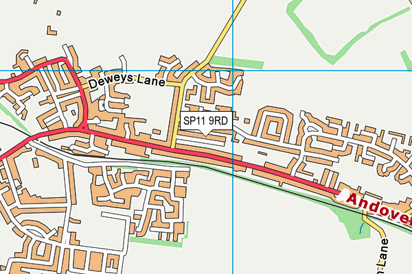SP11 9RD map - OS VectorMap District (Ordnance Survey) SP11 9RD map - OS VectorMap District (Ordnance Survey)