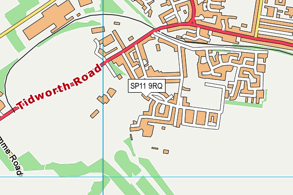 SP11 9RQ map - OS VectorMap District (Ordnance Survey) SP11 9RQ map - OS VectorMap District (Ordnance Survey)