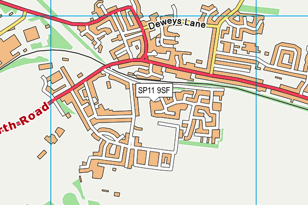 SP11 9SF map - OS VectorMap District (Ordnance Survey) SP11 9SF map - OS VectorMap District (Ordnance Survey)