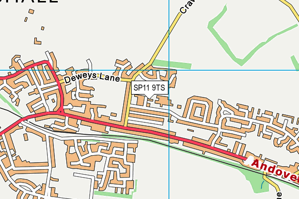 SP11 9TS map - OS VectorMap District (Ordnance Survey) SP11 9TS map - OS VectorMap District (Ordnance Survey)