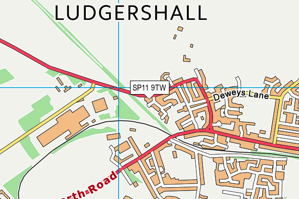 SP11 9TW map - OS VectorMap District (Ordnance Survey) SP11 9TW map - OS VectorMap District (Ordnance Survey)