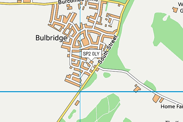 SP2 0LY map - OS VectorMap District (Ordnance Survey) SP2 0LY map - OS VectorMap District (Ordnance Survey)