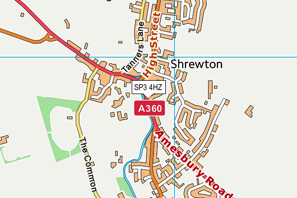 SP3 4HZ map - OS VectorMap District (Ordnance Survey) SP3 4HZ map - OS VectorMap District (Ordnance Survey)