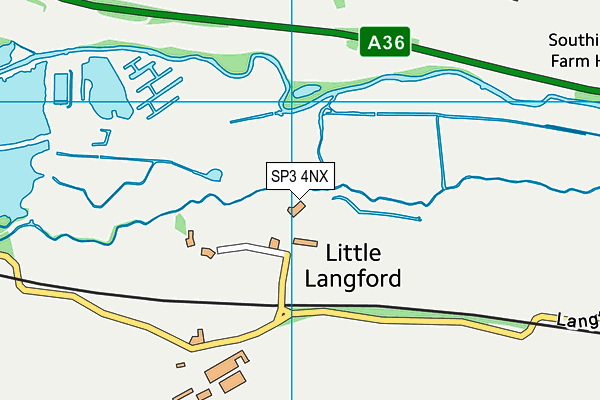 SP3 4NX map - OS VectorMap District (Ordnance Survey) SP3 4NX map - OS VectorMap District (Ordnance Survey)