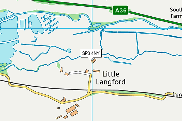 SP3 4NY map - OS VectorMap District (Ordnance Survey) SP3 4NY map - OS VectorMap District (Ordnance Survey)