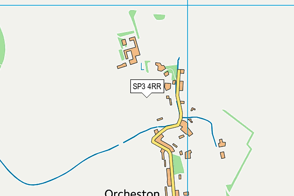 SP3 4RR map - OS VectorMap District (Ordnance Survey) SP3 4RR map - OS VectorMap District (Ordnance Survey)