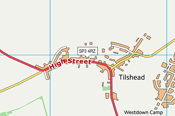 SP3 4RZ map - OS VectorMap District (Ordnance Survey) SP3 4RZ map - OS VectorMap District (Ordnance Survey)