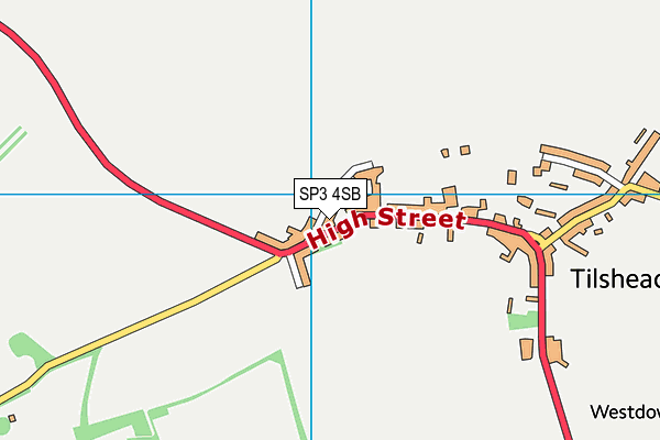 SP3 4SB map - OS VectorMap District (Ordnance Survey) SP3 4SB map - OS VectorMap District (Ordnance Survey)
