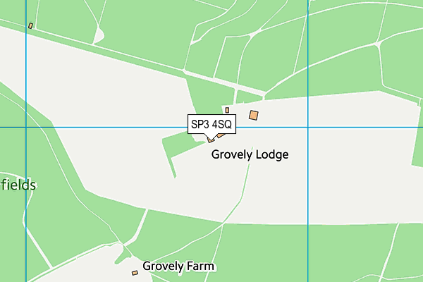 SP3 4SQ map - OS VectorMap District (Ordnance Survey) SP3 4SQ map - OS VectorMap District (Ordnance Survey)
