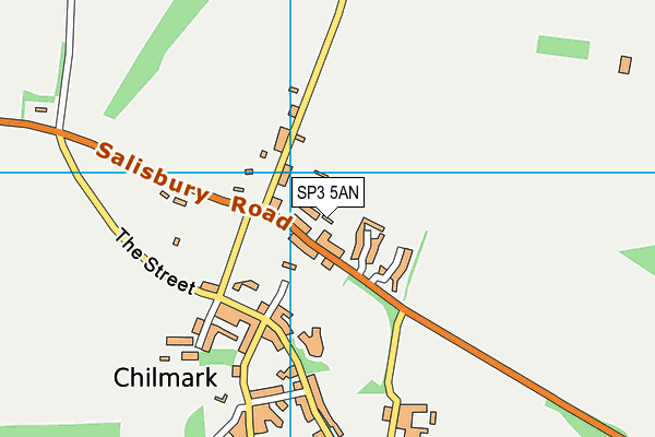 SP3 5AN map - OS VectorMap District (Ordnance Survey) SP3 5AN map - OS VectorMap District (Ordnance Survey)