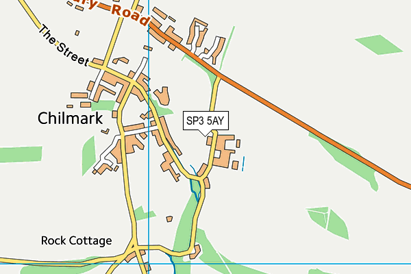 SP3 5AY map - OS VectorMap District (Ordnance Survey) SP3 5AY map - OS VectorMap District (Ordnance Survey)