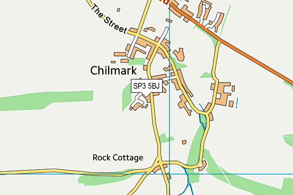 SP3 5BJ map - OS VectorMap District (Ordnance Survey) SP3 5BJ map - OS VectorMap District (Ordnance Survey)