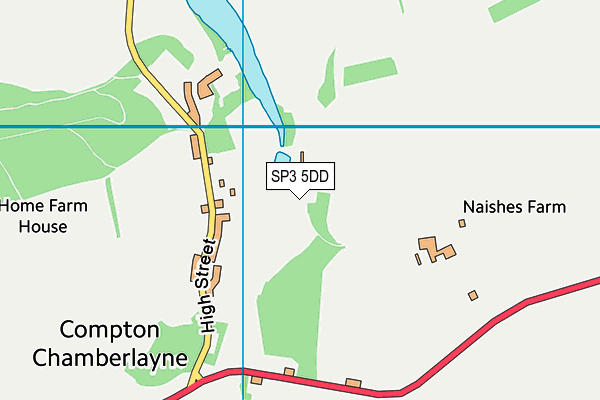 SP3 5DD map - OS VectorMap District (Ordnance Survey) SP3 5DD map - OS VectorMap District (Ordnance Survey)