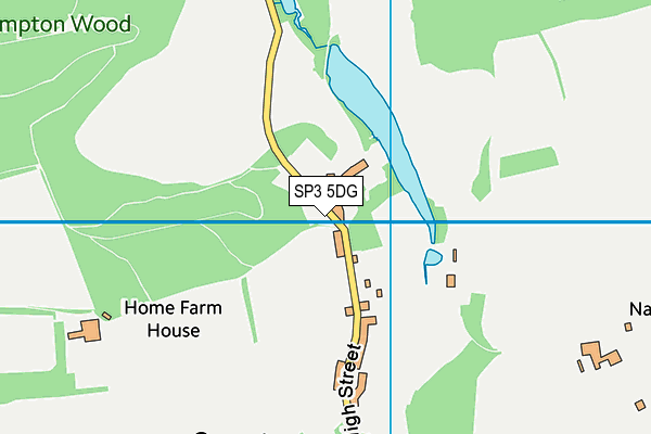 SP3 5DG map - OS VectorMap District (Ordnance Survey) SP3 5DG map - OS VectorMap District (Ordnance Survey)